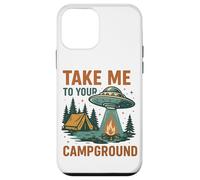 Funny UFO Camping Design Take Me to Your Campground Alien Case for iPhone 12 mini