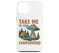 Funny UFO Camping Design Take Me to Your Campground Alien Case for iPhone 13