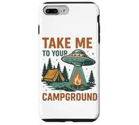 Funny UFO Camping Design Take Me to Your Campground Alien Case for iPhone 7 Plus/8 Plus