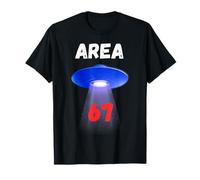 Funny UFO Lover 6 7 Meme Area 67 Gen Alpha Slang T-Shirt