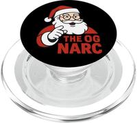 Funny Ugly Christmas Santa Humor Jokes Sarcastic Puns PopSockets PopGrip for MagSafe