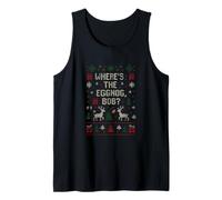 Funny Ugly Christmas Sweater - Where’s The Eggnog, Bob? Tank Top