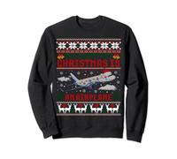 Funny Ugly I Want For Christmas Is An Airplane Sweatshirt