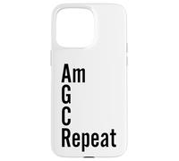 Funny Ukelele Chords Am G C Repeat for Uke Players Case for iPhone 15 Pro Max