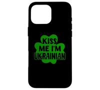 Funny Ukraine St. Patrick's Day Costume Ukrainian St. Paddys Case for iPhone 16 Pro Max