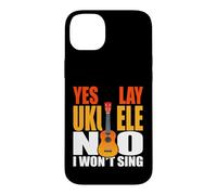 Funny Ukulele Player Saying Play Ukulelef Won Sing Case for iPhone 14 Plus
