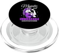 Funny Ulcerative Colitis Warrior PopSockets PopGrip for MagSafe