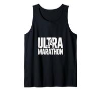 Funny Ultra Marathon Saying Runner Bold Graphic Tank Top