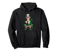 Funny Uncle in Christmas Elf Costume for Festive Sam Lovers Pullover Hoodie