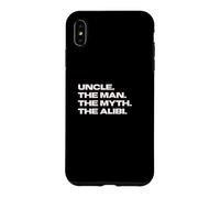 Funny Uncle - The Man, The Myth, The Alibi Case for iPhone XS Max