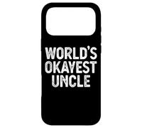 Funny Uncle World's Okayest Uncle Case for iPhone 17 Pro Max