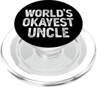 Funny Uncle World's Okayest Uncle PopSockets PopGrip for MagSafe