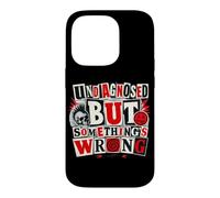 Funny Undiagnosed But Something's Wrong Ironic Mental Health Case for iPhone 14 Pro