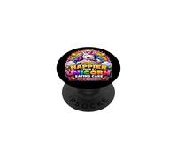 Funny Unicorn Cake Lover Rainbow Dessert Party Graphic PopSockets Adhesive PopGrip