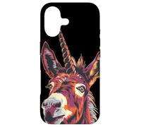 Funny Unicorn Face for Donkey and Horses Lovers Case for iPhone 17