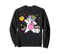 Funny Unicorn Holding Bowling Ball Sweatshirt