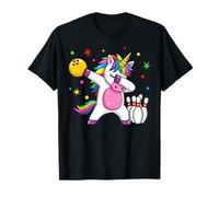 Funny Unicorn Holding Bowling Ball T-Shirt
