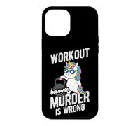 Funny Unicorn Lifting Kettlebell Workout Gift Case for iPhone 12 Pro Max
