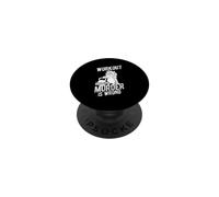 Funny Unicorn Lifting Kettlebell Workout Slogan PopSockets Adhesive PopGrip