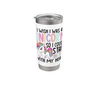 Funny Unicorn Sarcastic Joke Quote Stainless Steel Insulated Tumbler