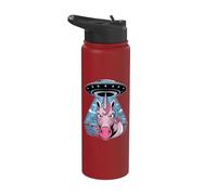 Funny Unicorn UFO Abduction Conspiracy Theory Alien Stainless Steel Insulated Water Bottle