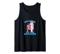 Funny Unicorn - Welcome to The Shitshow - Funny Boss Tank Top