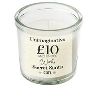 Funny Unimaginative Secret Santa Merry Christmas Scented Candle in A Jar Work Colleague Boss Office Novelty Joke Xmas Candles (Small
