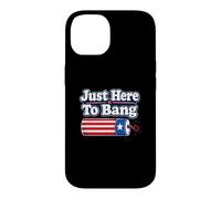 Funny USA Firework Just Here To Bang 4th July United States Case for iPhone 14