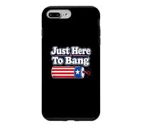 Funny USA Firework Just Here To Bang 4th July United States Case for iPhone 7 Plus/8 Plus