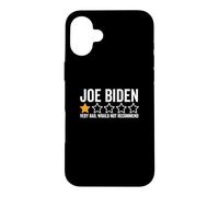 Funny USA Joe Biden 1 Star Very Bad Would Not Recommend Case for iPhone 16 Plus