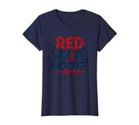 Funny USA Red White & Booze Patriotic Drinking Humor T-Shirt, Women, Navy, 3XL