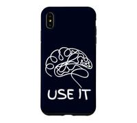 Funny "Use It" Brain Smart Logic Humor IT Thinker Nerd G ase for iPhone XS Max