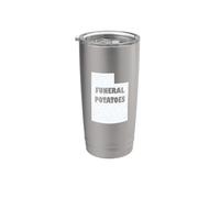 Funny Utah Funeral Potatoes Design Stainless Steel Insulated Tumbler