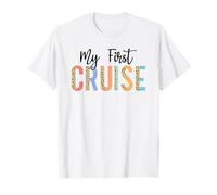 Funny Vacation Family Quote Travel Squad My First Cruise T-Shirt