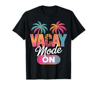 Funny Vacay Mode On Leopard Cruise Retro Summer Ocean Beach T-Shirt