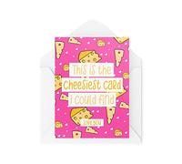 Funny Valentines Card - This is the Cheesiest Card I Could Find - Cheese Lover Card - Girlfriend Boyfriend Cards - Anniversary Card CBH1446