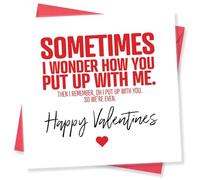 Funny Valentines Card - Valentines Card for Him or Her - Cheeky Valentine’s Day Card for Couples, Husband or Wife - Made in UK