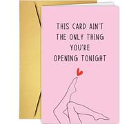 Funny Valentine's Day Card for Boyfriend Husband, Naughty Birthday Card for Men, Humorous Anniversary Card for Him, Sweet Vday Gift Card