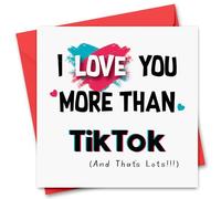 Funny Valentine's Day Card for Him or Her - Valentine's Day Card for Girlfriend, Boyfriend, Husband or Wife - Valentine's Day Card for Fiance Fiancee - Social Media Valentine's Day Card