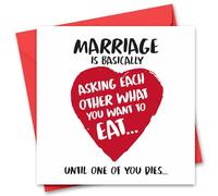 Funny Valentine's Day Card for Him or Her - Valentine's Day Card for Husband or Wife - Valentine's Day Card for Fiance Fiancee - Joke Valentine's Day Card