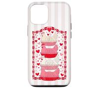 Funny Valentines Hen Nest Grandma Core Pink Stripes Case for iPhone 12/12 Pro