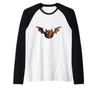 Funny Vampire Bat Monster Halloween Y2K Emo Alt Streetwear Raglan Baseball Tee