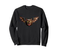 Funny Vampire Bat Monster Halloween Y2K Emo Alt Streetwear Sweatshirt