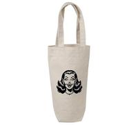'Funny Vampire Girl' Cotton Wine Bottle Gift/Travel Bag (BL00041397)