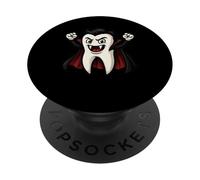 Funny Vampire Tooth Spooky Halloween Dental Dentistry PopSockets Adhesive PopGrip