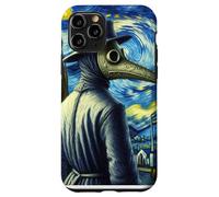 Funny Van Gogh Starry Night Artist Plague Doctor Mask Case for iPhone 11 Pro