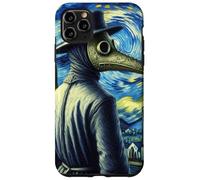 Funny Van Gogh Starry Night Artist Plague Doctor Mask Case for iPhone 11 Pro Max