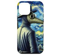 Funny Van Gogh Starry Night Artist Plague Doctor Mask Case for iPhone 12 mini