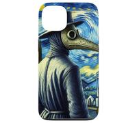 Funny Van Gogh Starry Night Artist Plague Doctor Mask Case for iPhone 13