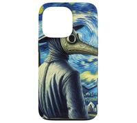 Funny Van Gogh Starry Night Artist Plague Doctor Mask Case for iPhone 13 Pro